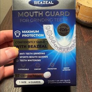 REAZEAL Mouth Guard for Grinding Teeth - Clear